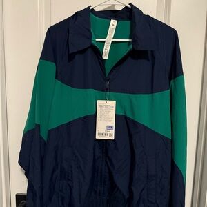 NWT Lululemon XL Colorblock Windbreaker Jacket